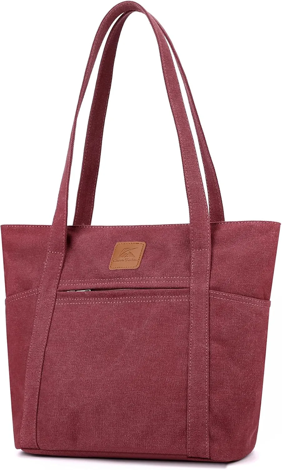 DOURR Womens Shoulder Handbags Heavy Duty Canvas Work Tote Retro Bucket Bag