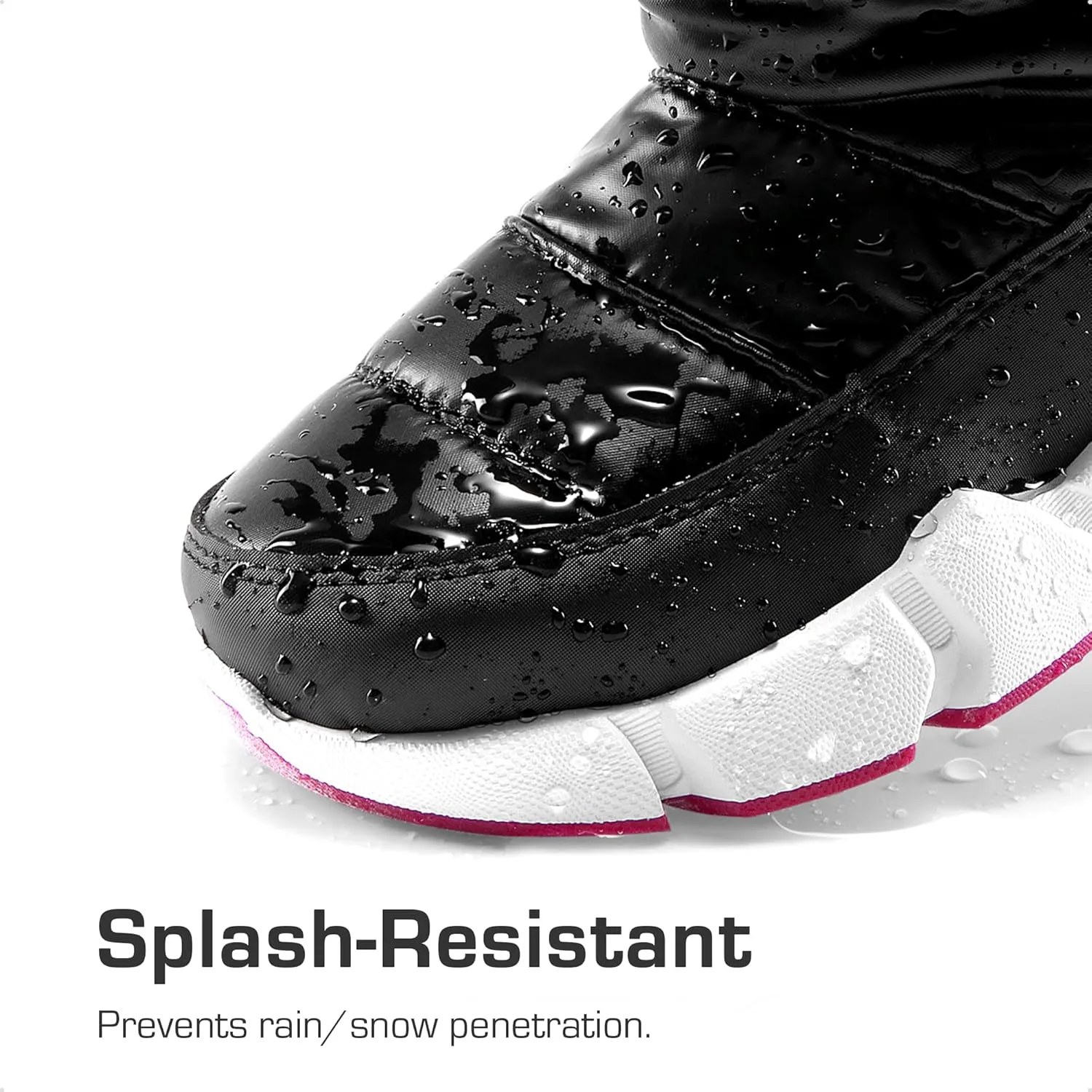 DREAM PAIRS Boys Girls Snow Boots Water Resistant Non-Slip Mid Calf Lightweight Athletic Outdoor Warm Winter Shoes for Little/Big Kids