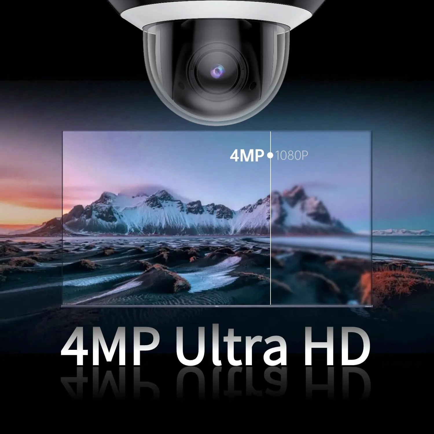 DS-2DE2A404IW-DE3 Hik 4MP PTZ IP Camera, Outdoor Indoor PoE PTZ Network Camera with 4X Optical Zoom, 16X Digital Zoom, DarkFighter, Compatible with Hik NVR/Hik-Connect APP, IR 65ft Night Vision