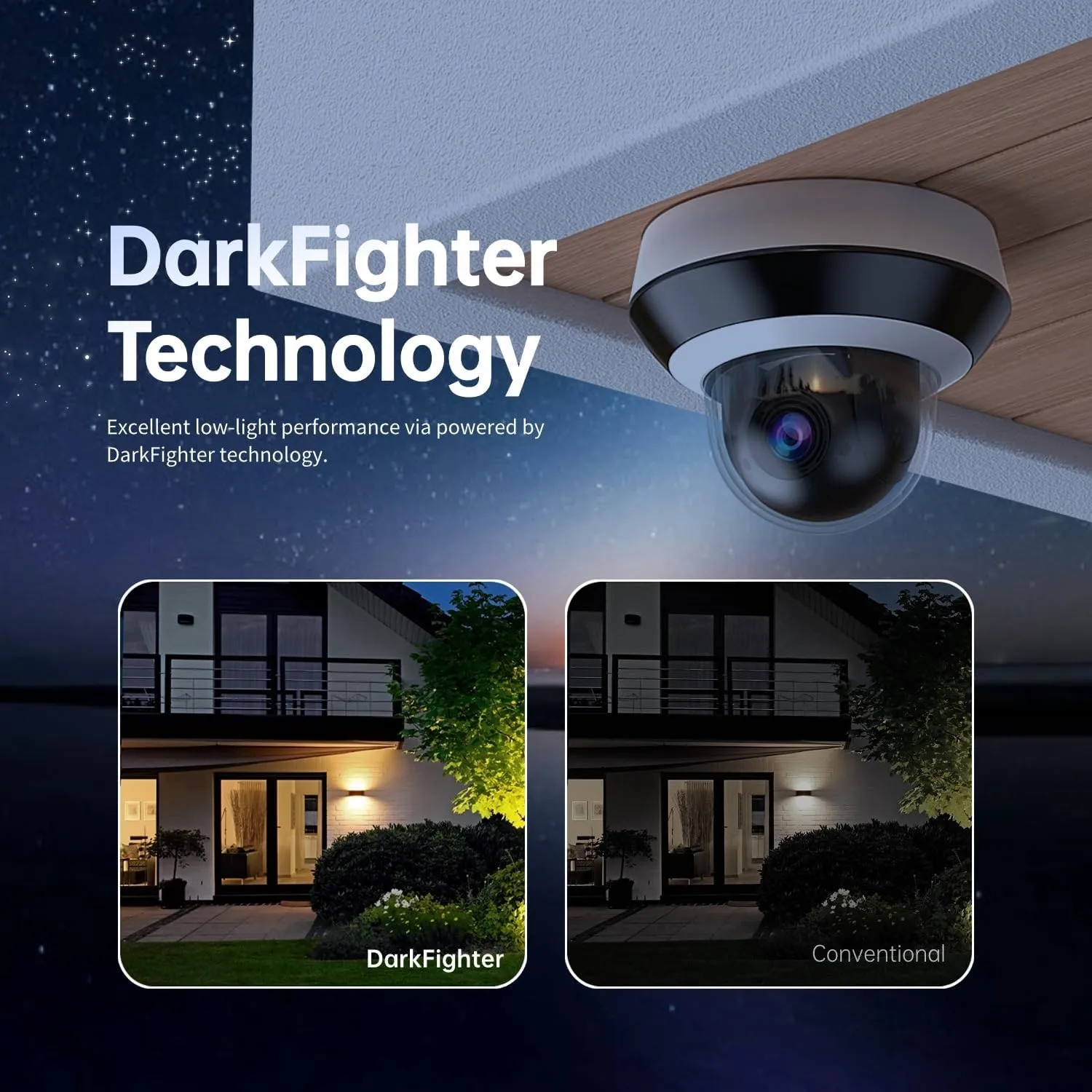 DS-2DE2A404IW-DE3 Hik 4MP PTZ IP Camera, Outdoor Indoor PoE PTZ Network Camera with 4X Optical Zoom, 16X Digital Zoom, DarkFighter, Compatible with Hik NVR/Hik-Connect APP, IR 65ft Night Vision