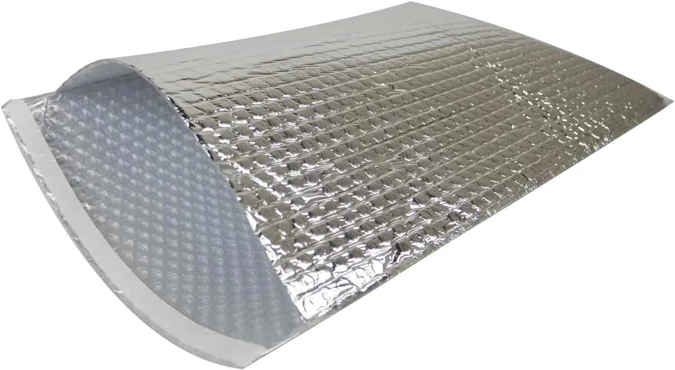 EcoFoil Thermal Insulated Bubble Mailer 9" x 11.5" - 10-Pack - Heat-Resistant & Lightweight Bubble Mailer That Protects Temperature-Sensitive Contents, Food Grade Shipping Material
