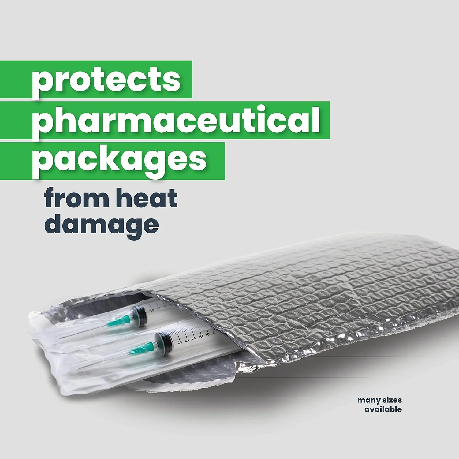 EcoFoil Thermal Insulated Bubble Mailer 9" x 11.5" - 10-Pack - Heat-Resistant & Lightweight Bubble Mailer That Protects Temperature-Sensitive Contents, Food Grade Shipping Material