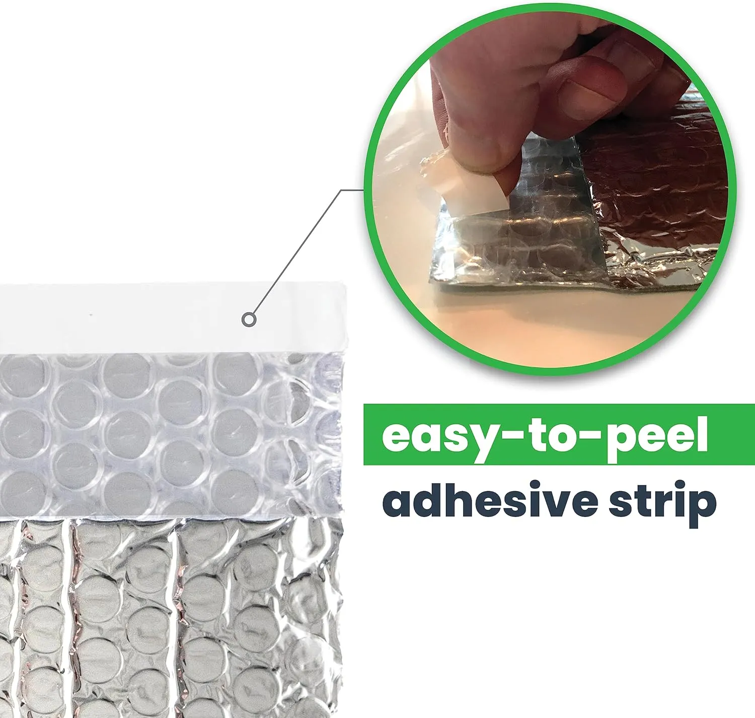 EcoFoil Thermal Insulated Bubble Mailer 9" x 11.5" - 10-Pack - Heat-Resistant & Lightweight Bubble Mailer That Protects Temperature-Sensitive Contents, Food Grade Shipping Material