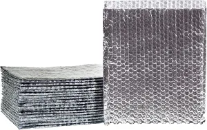 EcoFoil Thermal Insulated Bubble Mailer 9" x 11.5" - 10-Pack - Heat-Resistant & Lightweight Bubble Mailer That Protects Temperature-Sensitive Contents, Food Grade Shipping Material