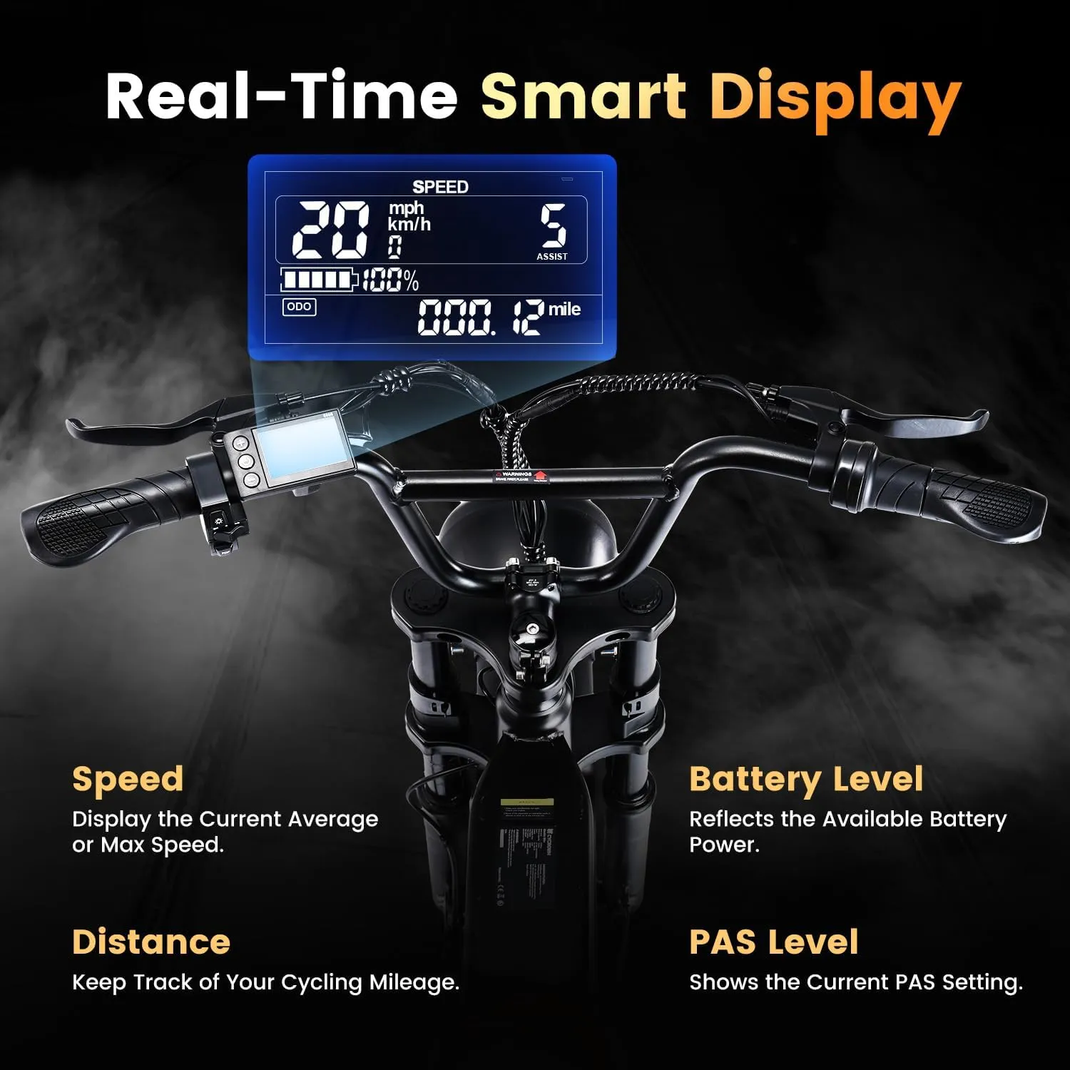 Electric Bike for Adults,Peak 1000W/1500W Motor,20/28MPH 55-150Mile ebikes for Adults with 10.4AH/13AH/26AH Battery,20" Fat Tire Electric Dirt Bike Commuting Off Road Ebike, UL2849