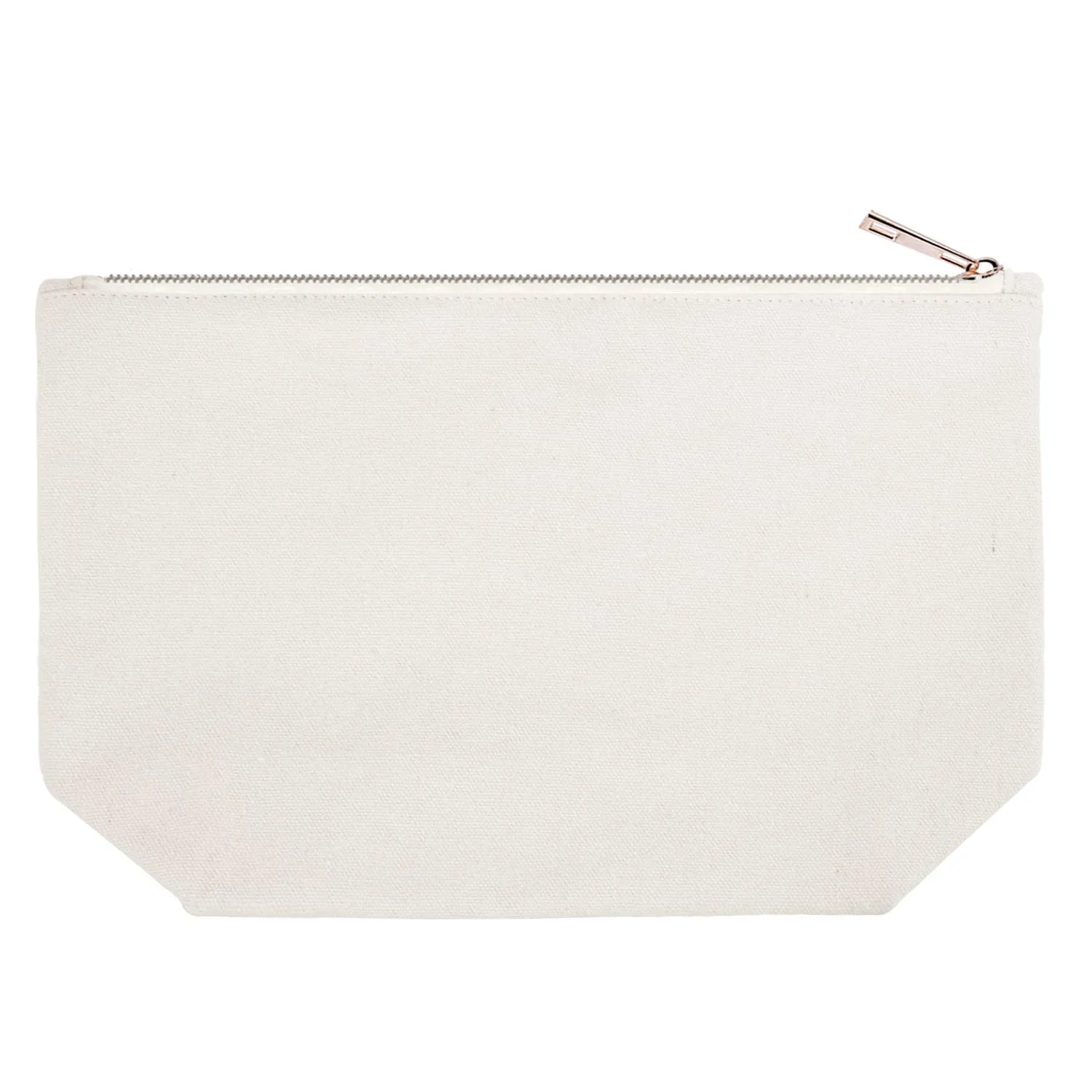 ELEGANTPARK Bridesmaid Gifts Bridesmaid Makeup Bag Wedding Party Cosmetic Bag Bridal Shower Gifts Canvas Gold Script