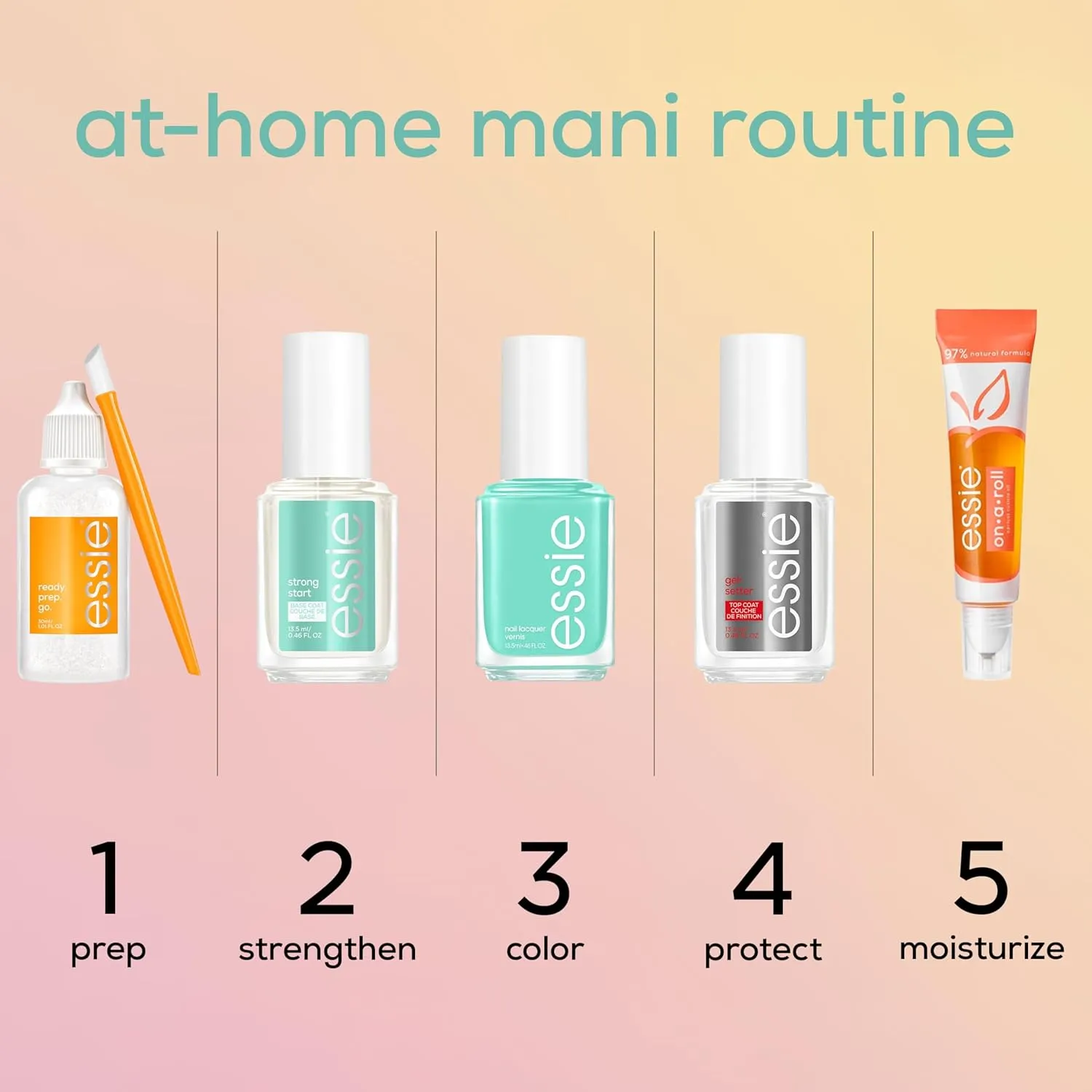 essie Nail Polish, Salon-Quality Yellow Nail Polish, Riviera Rush, Vegan, Limon Cielo, 0.46 Fl Oz