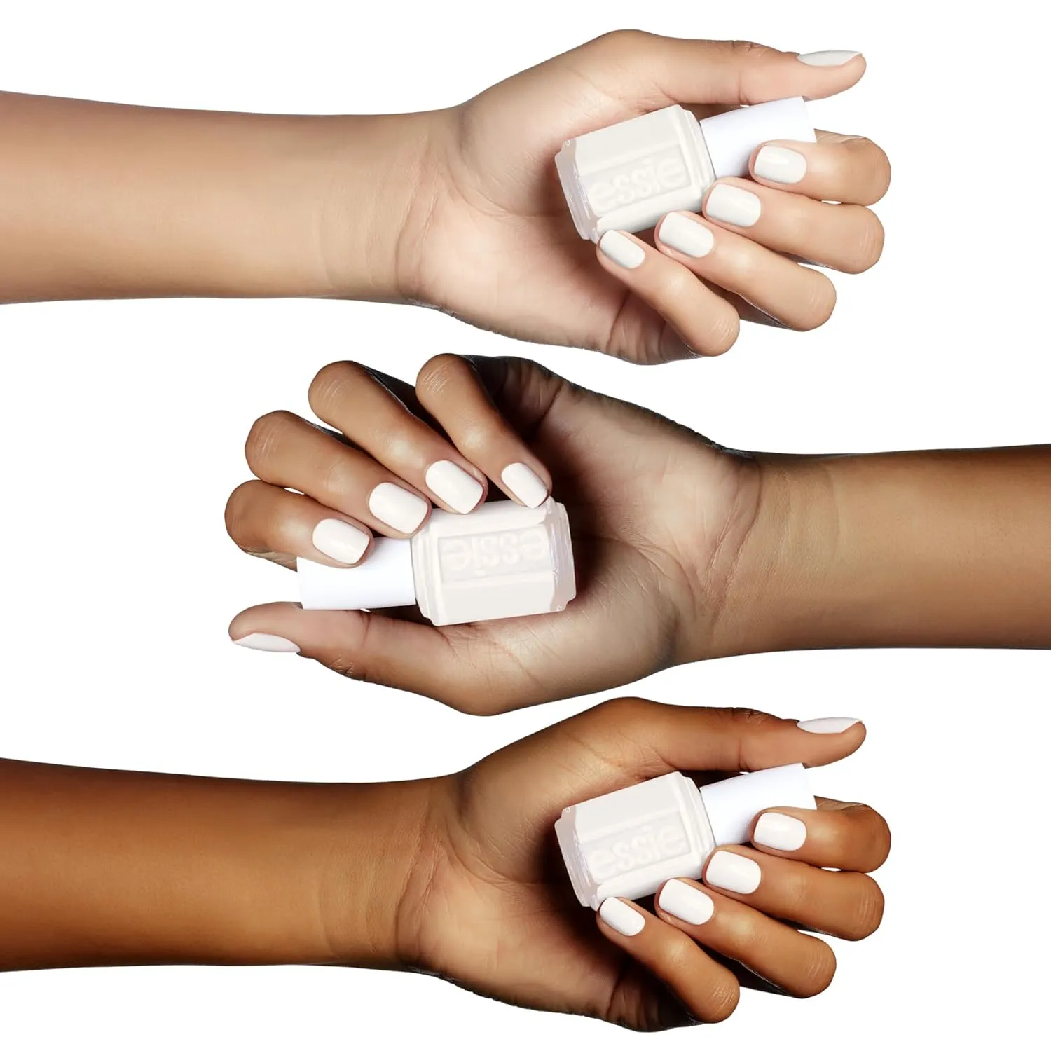 essie Salon-Quality Nail Polish, 8-Free Vegan, Ivory, Tuck It In My Tux, 0.46 fl oz