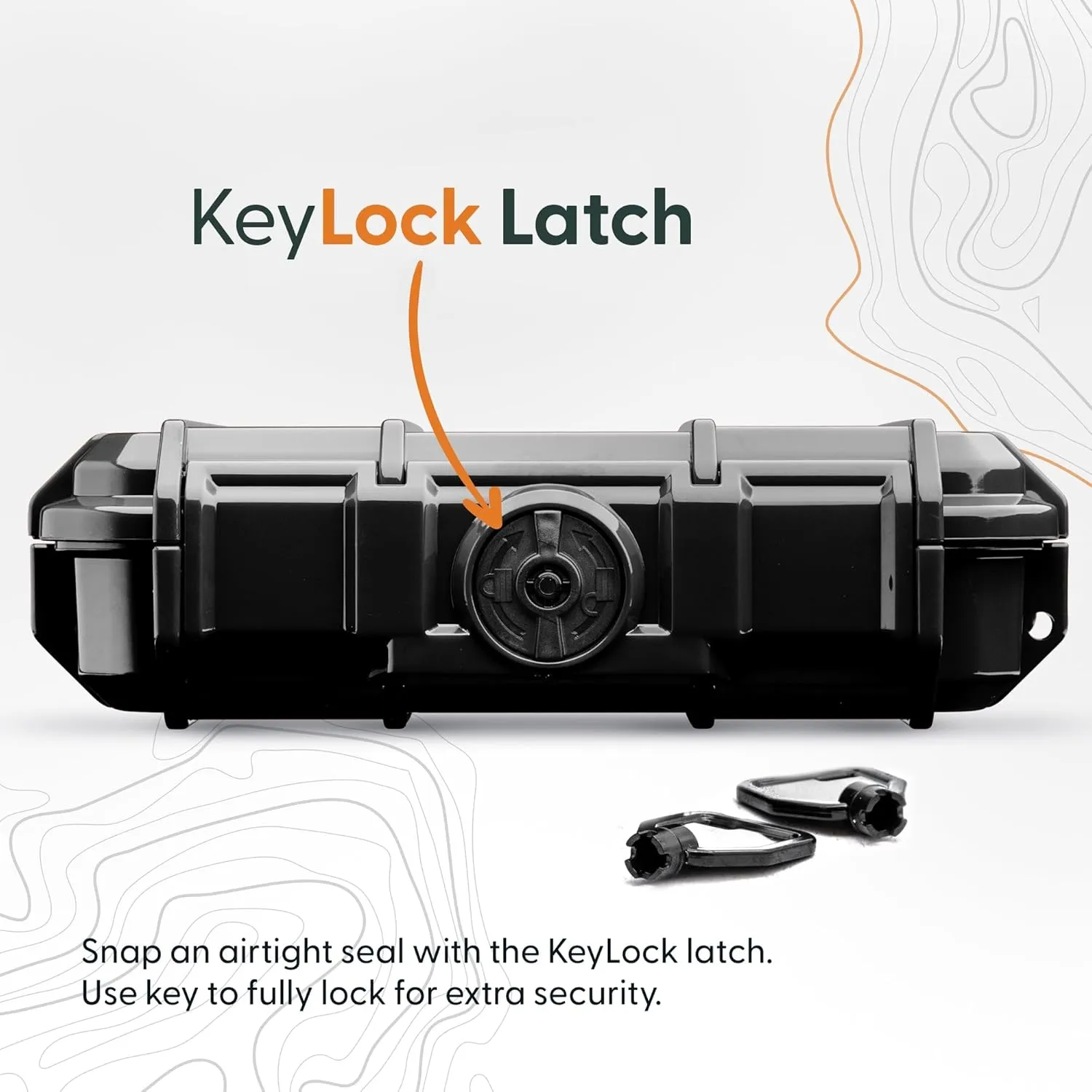 Evergreen ToughBox Tech Organizer – For Camera, Cables, Hard Drives, Compatible with GoPro etc. (Medium, PROFoam, Clear)