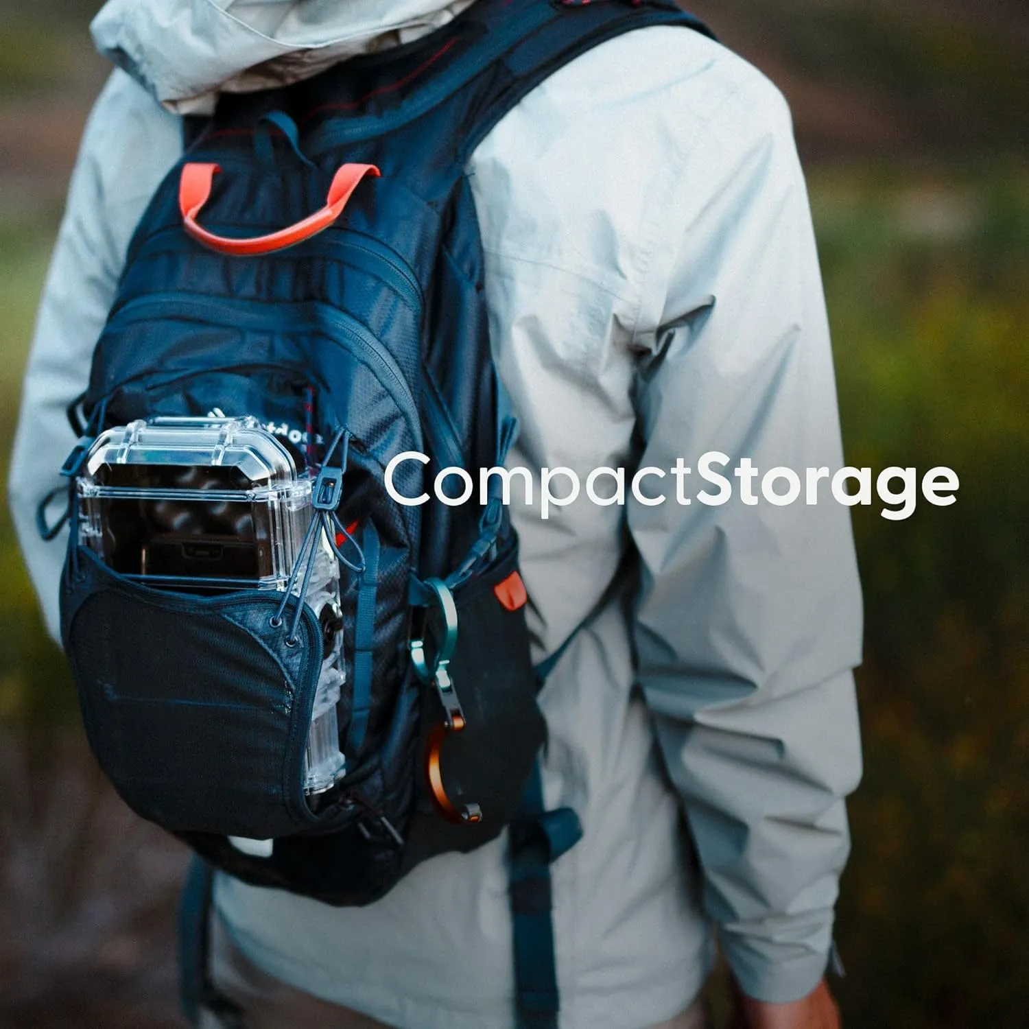 Evergreen ToughBox Tech Organizer – For Camera, Cables, Hard Drives, Compatible with GoPro etc. (Medium, PROFoam, Clear)