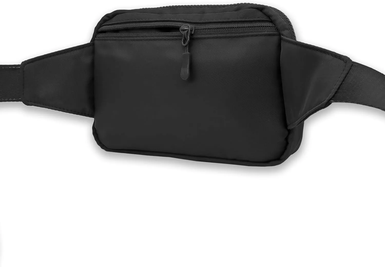 Everywhere Belt Bag 2L Black, Large Fanny Pack for Women Men with Adjustable Strap 55", Crossbody Bag Water-resistant for Travel, Sports, Hiking