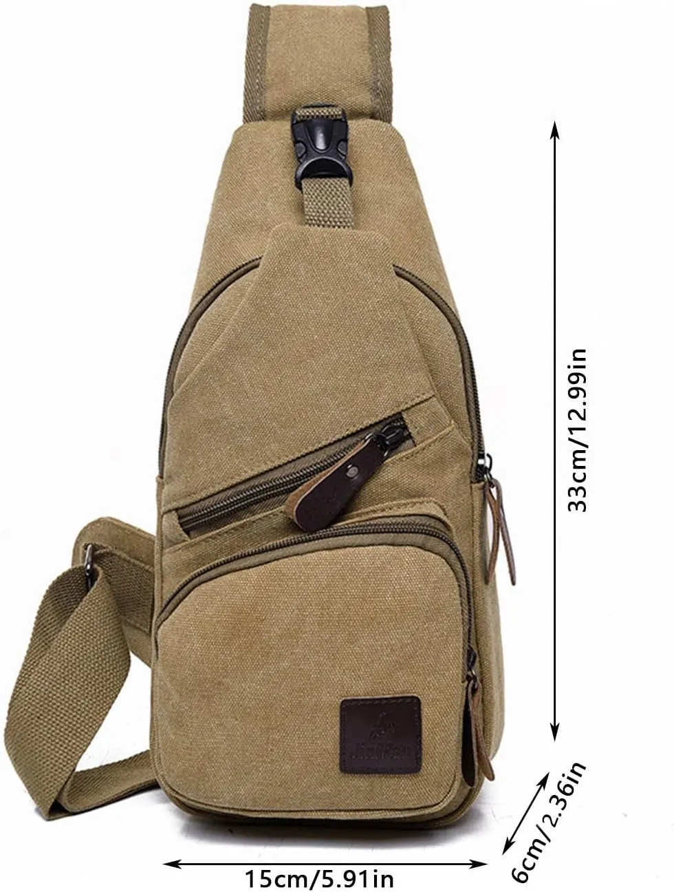 Everywhere Belt Bag Men Messenger Bag Fashion Outdoor Canvas Chest Bag Bike Functional Pocket Travel Backpack