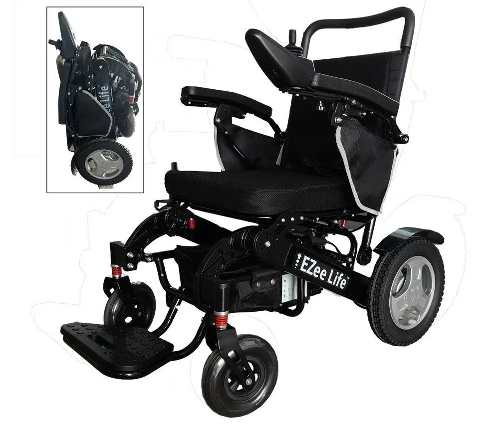 EZEE FOLD 6G ELECTRIC WHEELCHAIR 12" WHEELS