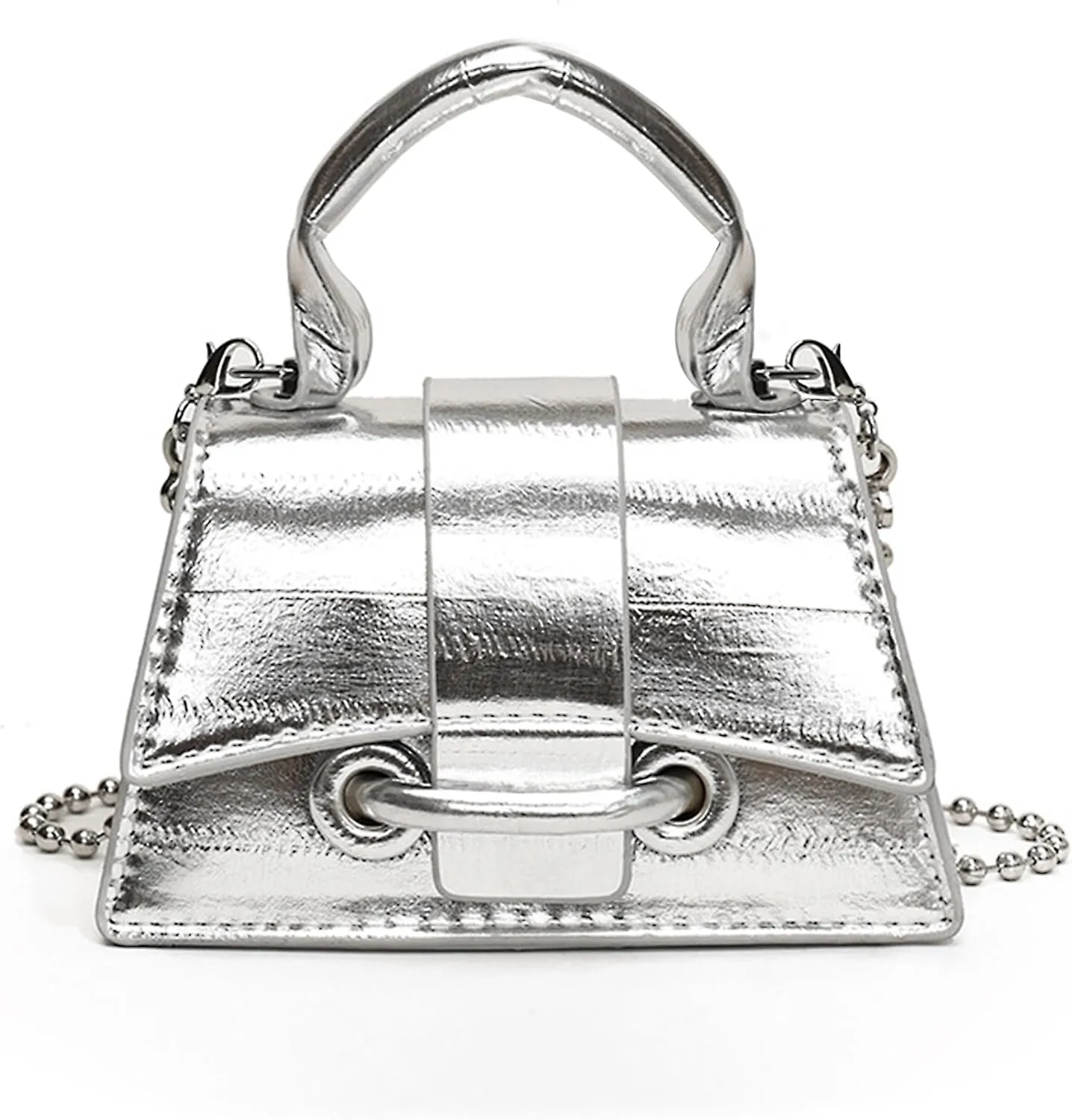 FALETO Mini Purses for Women Y2K Top Handle Crossbody Bag Stylish Tiny Clutch Shoulder Handbag for Cocktail Party Prom