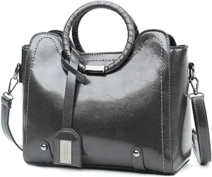 Fashion Women Shoulder Bags Handbags and Purses Ladies Designer Satchel Oil Wax Leather Handbag Tote Crossbody Bags