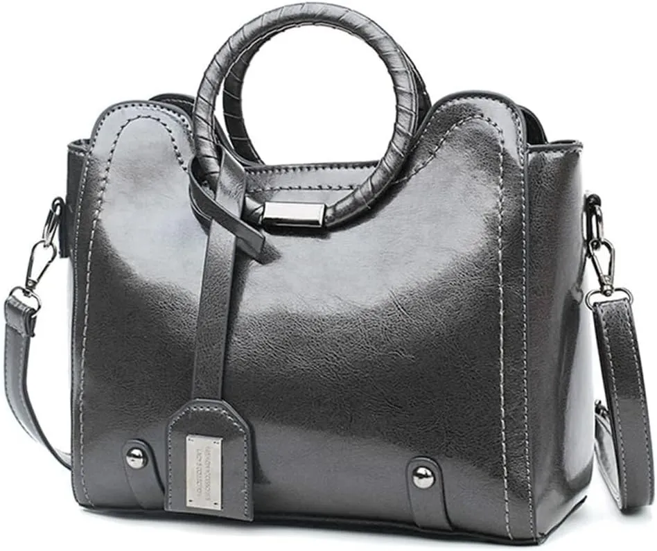 Fashion Women Shoulder Bags Handbags and Purses Ladies Designer Satchel Oil Wax Leather Handbag Tote Crossbody Bags