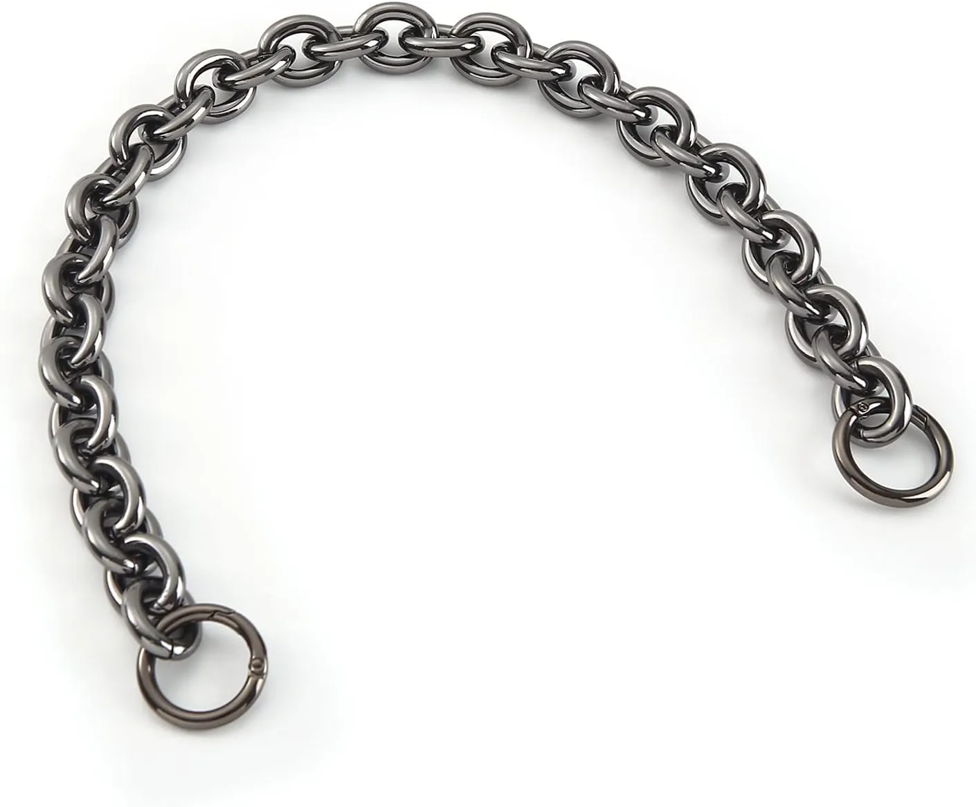 Fashionable Heavy Aluminum O Shape Metal Chain Handle Shoulder Strap Replacement for Women's Handbag,Shoulder Bag