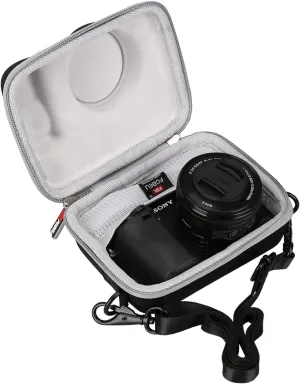 FBLFOBELI EVA Hard Portable Carrying Case for Sony Alpha a6000/a6400/a6600/a6100/a5100 Mirrorless Digital Camera (Case Only)