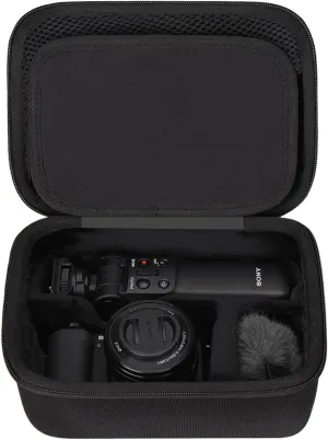 FBLFOBELI EVA Hard Storage Case for Sony ZV E-10 / Sony ZV-1 Interchangeable Lens Mirrorless Vlog Camera Kit, Shockproof Protective Container Bag