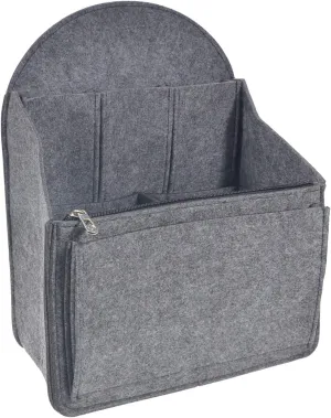 Felt Backpack Organizer Insert,Purse Organizer for Men Women Backpack Rucksack Handbag Shoulder Bag(Gray,Large)