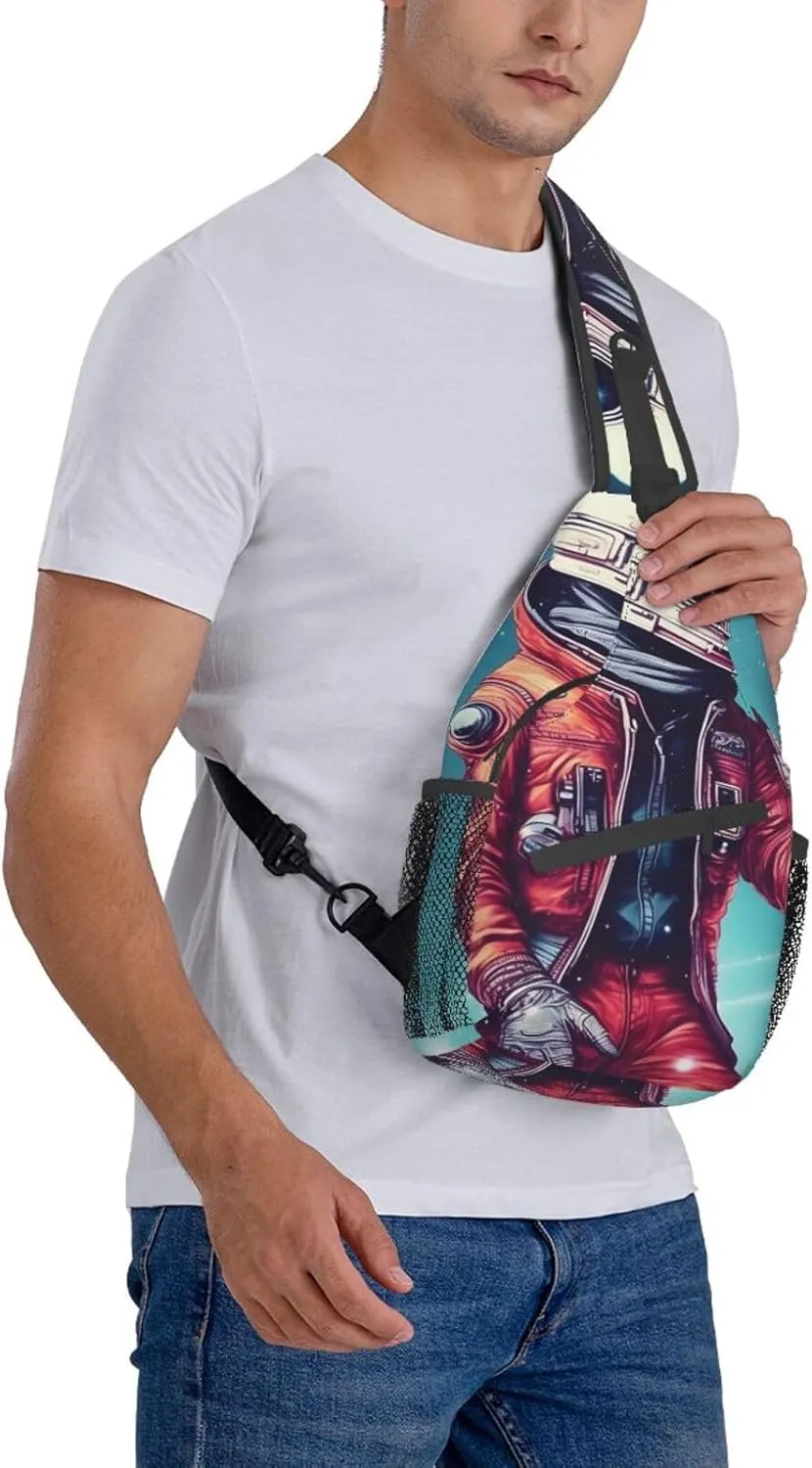 Flowers Skull Ornamental Pattern Unisex Daypack Chest Pack â€“ Lightweight & Stylish Hiking Rucksack, Versatile Messenger Bag