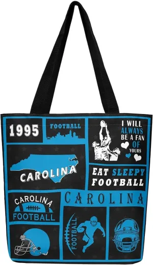 Football Canvas Bag for Kids Boys Girls,Rugby Canvas Tote Bag for Football Fan