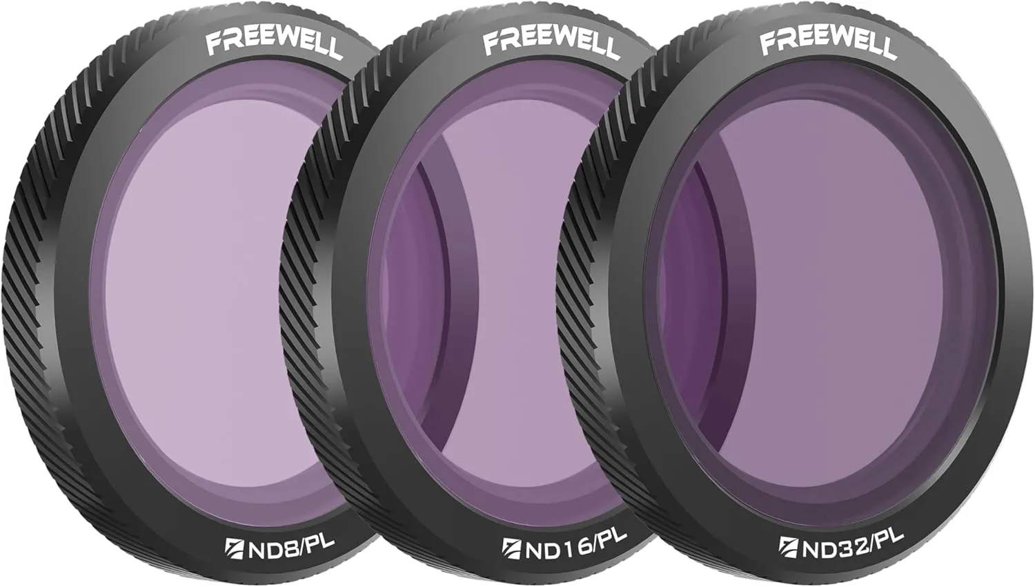 Freewell Magnetic Filters for DJI Neo Bright Day 3-Pack ND8/PL, ND16/PL, ND32/PL Hybrid for Neo – Glare Reduction and Light Control