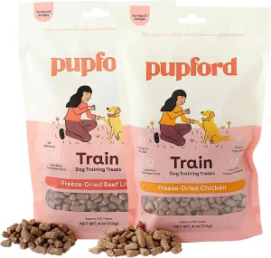 Freeze Dried Training Treats for Dogs & Puppies, 950  Limited Ingredient Bites (Perfect Pup Bundle)
