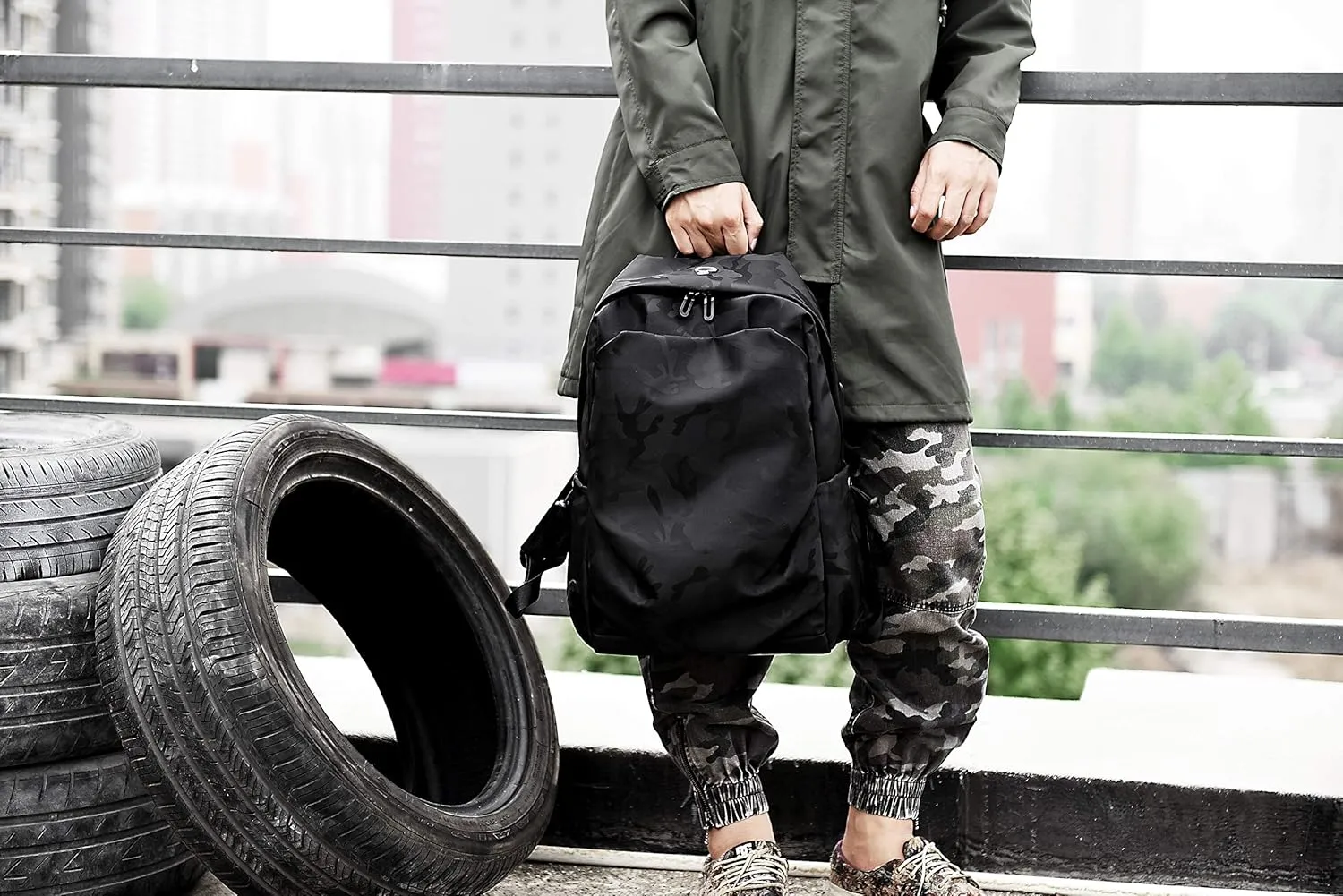 FSD. WG Casual Bag for Men Fashionable Outdoor Bag Popular Travel Bag Casual Large Capacity