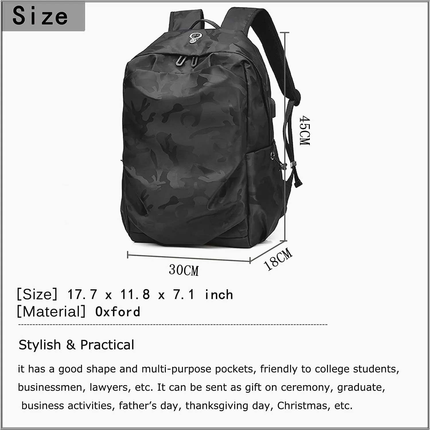 FSD. WG Casual Bag for Men Fashionable Outdoor Bag Popular Travel Bag Casual Large Capacity