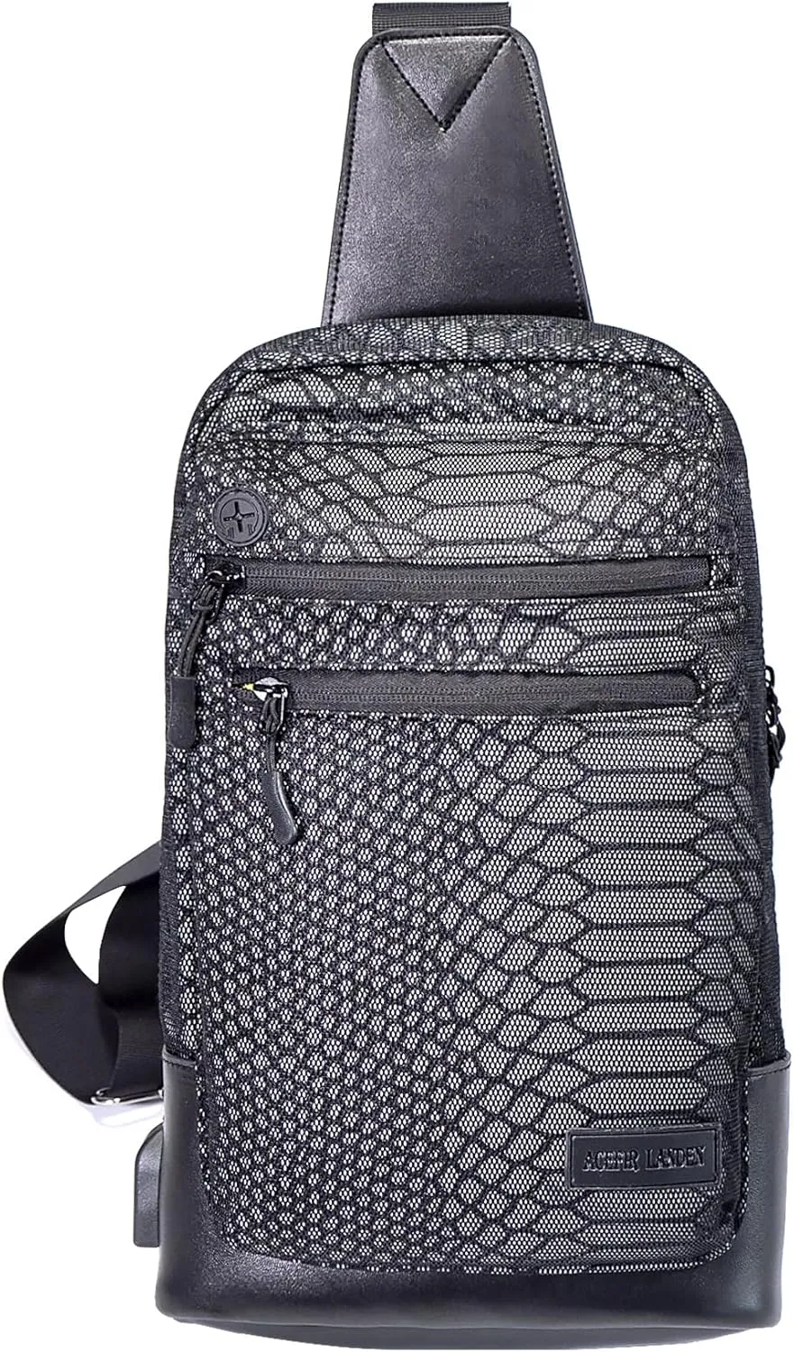 Full Reflective Waist Bag, Multifunctional Crossbody Sling Bag,Cycling Bag with Shoulder Strap