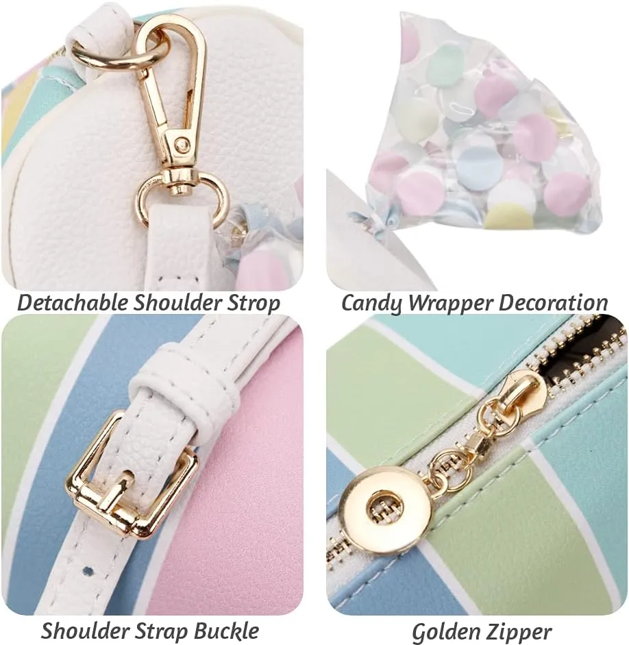 Fun Shape Purse for Women Novelty Handbags Unique Chain Crossbody Bag for Teens with Adjustable Shoulder Strap