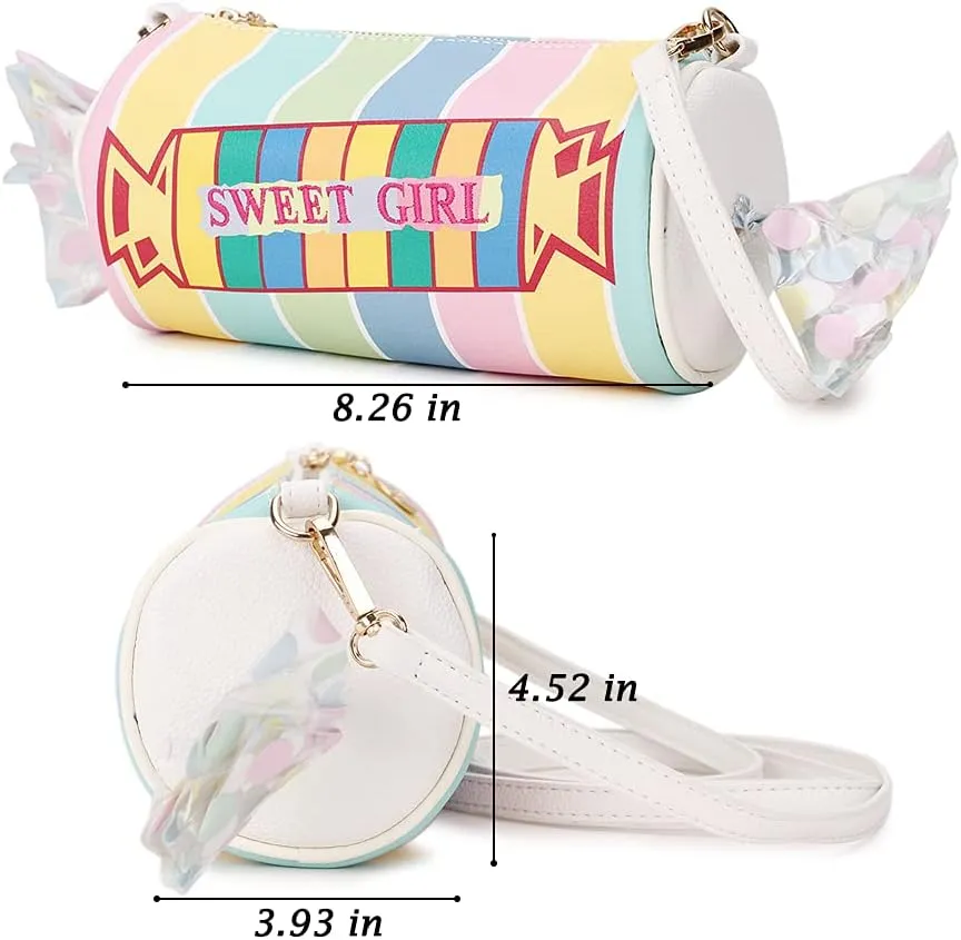 Fun Shape Purse for Women Novelty Handbags Unique Chain Crossbody Bag for Teens with Adjustable Shoulder Strap