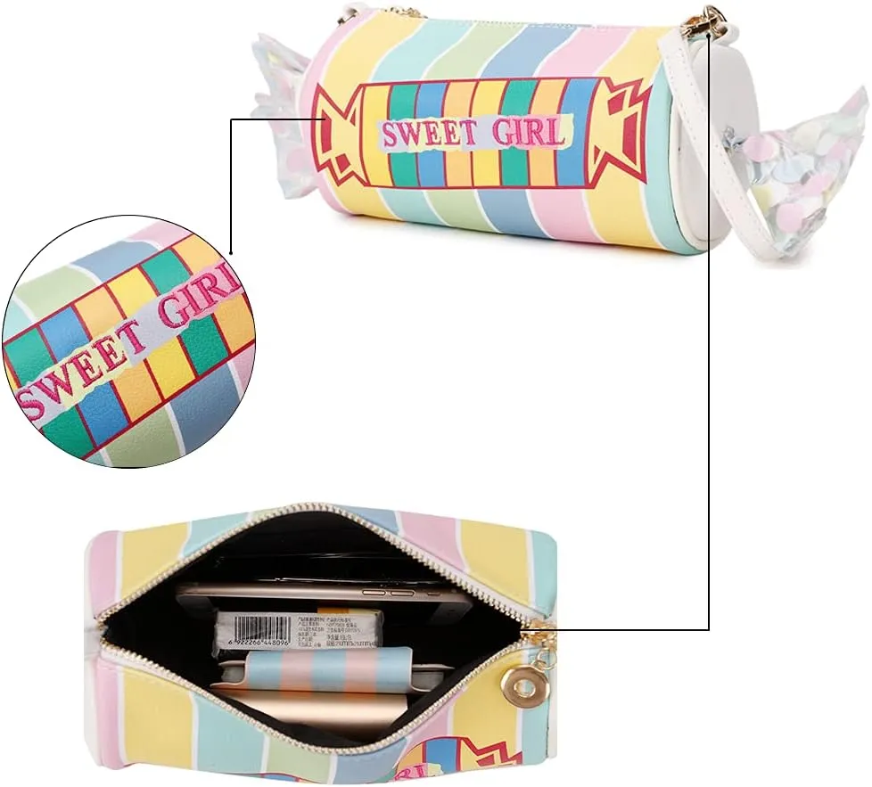 Fun Shape Purse for Women Novelty Handbags Unique Chain Crossbody Bag for Teens with Adjustable Shoulder Strap