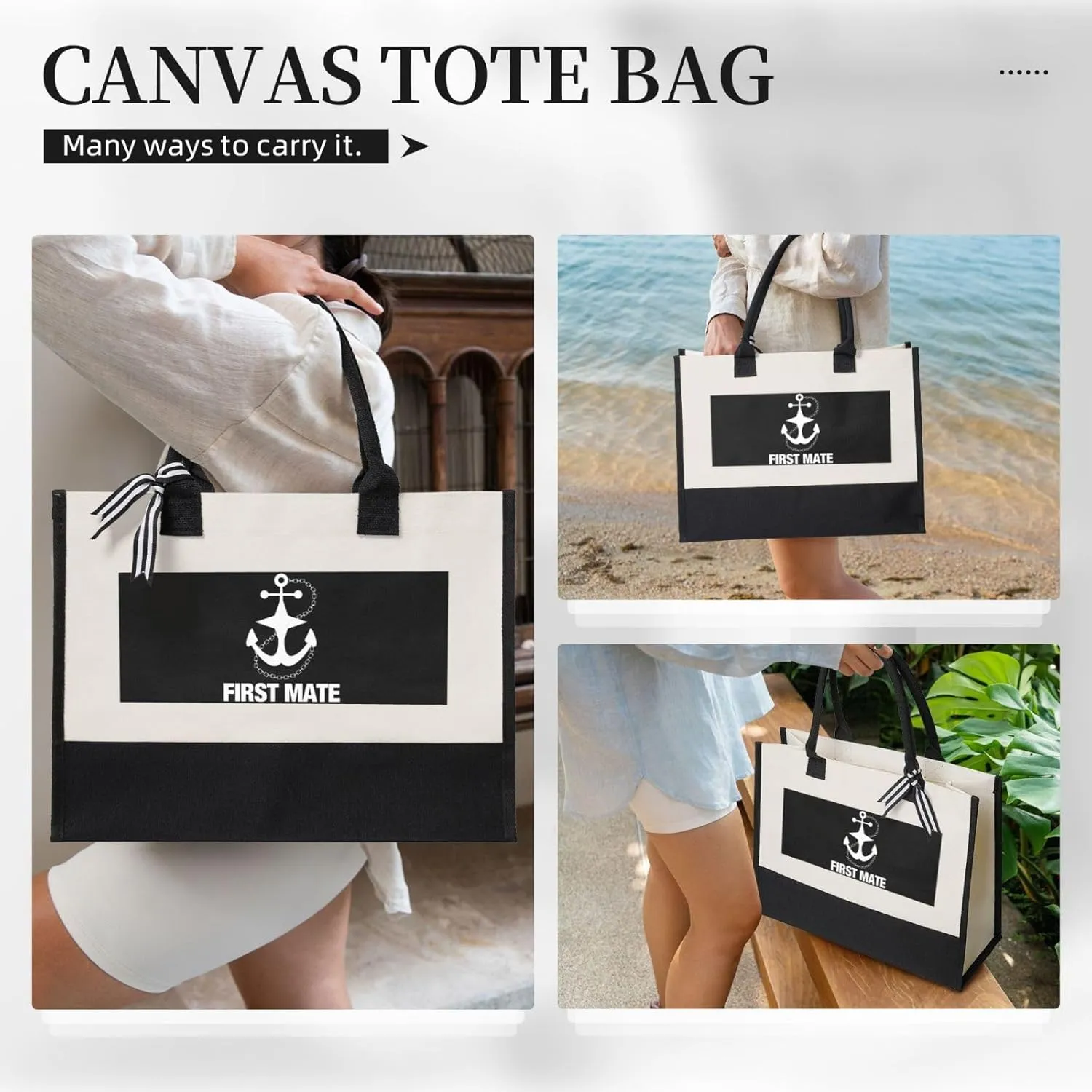 Funny Halloween Pumpkins Canvas Splicing Present Tote Handbag, Reusable Grocery Bags, Suitable for Woman to Work