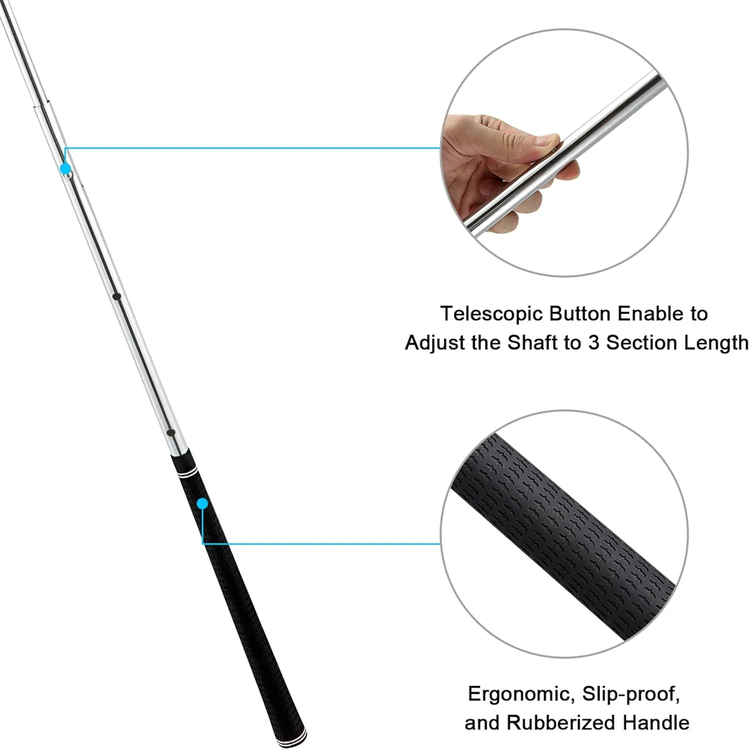 G4Free Golf Bag Umbrella for Club Protection Flex Umbrella