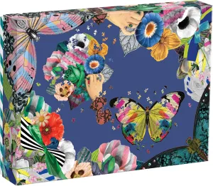 Galison Christian Lacroix Heritage Collection Frivolités Set of 2 Shaped Jigsaw Puzzle Set, Model:0735364087