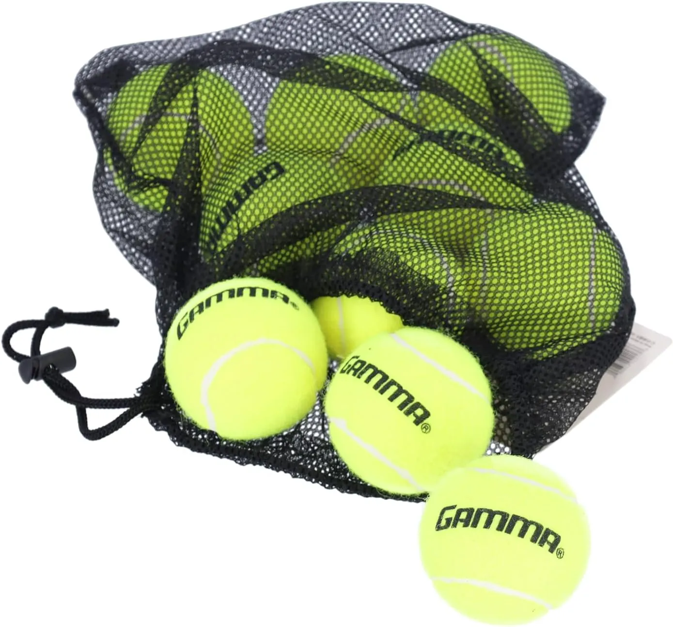 GAMMA Sports Tennis Ball Bags, 10 & 20 Pack Sizes, Yellow Pressureless Balls, Tennis Lessons & Practice, Longer Durability & More Bounce, Ball Machine, Dog/Pet Ball, Tennis Training, Coaching
