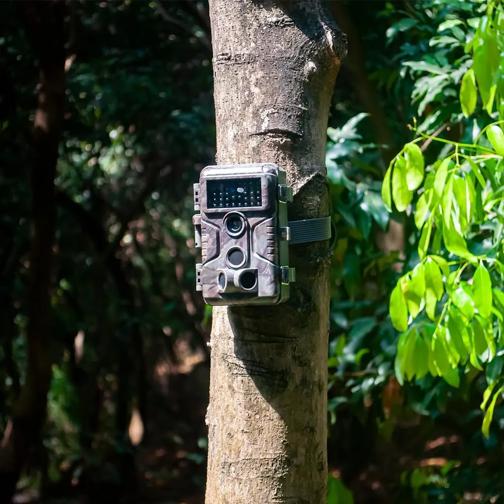 GardePro A3 Trail Camera 48MP 1296p H.264 HD Video Clear 100ft No Glow Infrared Night Vision 0.1s Trigger Speed Motion Activated Waterproof Cam for Wildlife Deer Game Trail