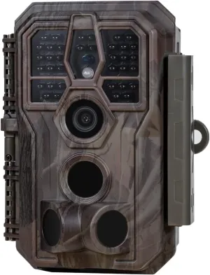 GardePro E5S Trail Camera, 64MP 1296p HD Video, Game Cameras with 100ft Night Vision Motion Activated Waterproof for Deer Wildlife Cam, Hunting