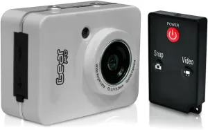 Gear Pro Sports Action Camera - HD 1080P Mini Camcorder w/ 12 MP Cam, 2.4" Touch Screen USB SD Card HDMI, Battery - Waterproof Case, USB Cable, Wireless Remote Control, Mount - Pyle GDV285SL (Silver)