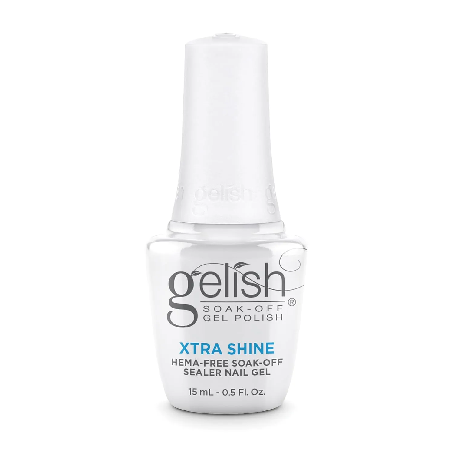 Gelish HEMA-Free Essentials - Professional Gel Nail Polish, Long-Lasting, Salon Quality Manicure at Home. Perfect for Natural Nails and Gel Polish Lovers (15mL HEMA-Free Xtra Shine Top Coat)