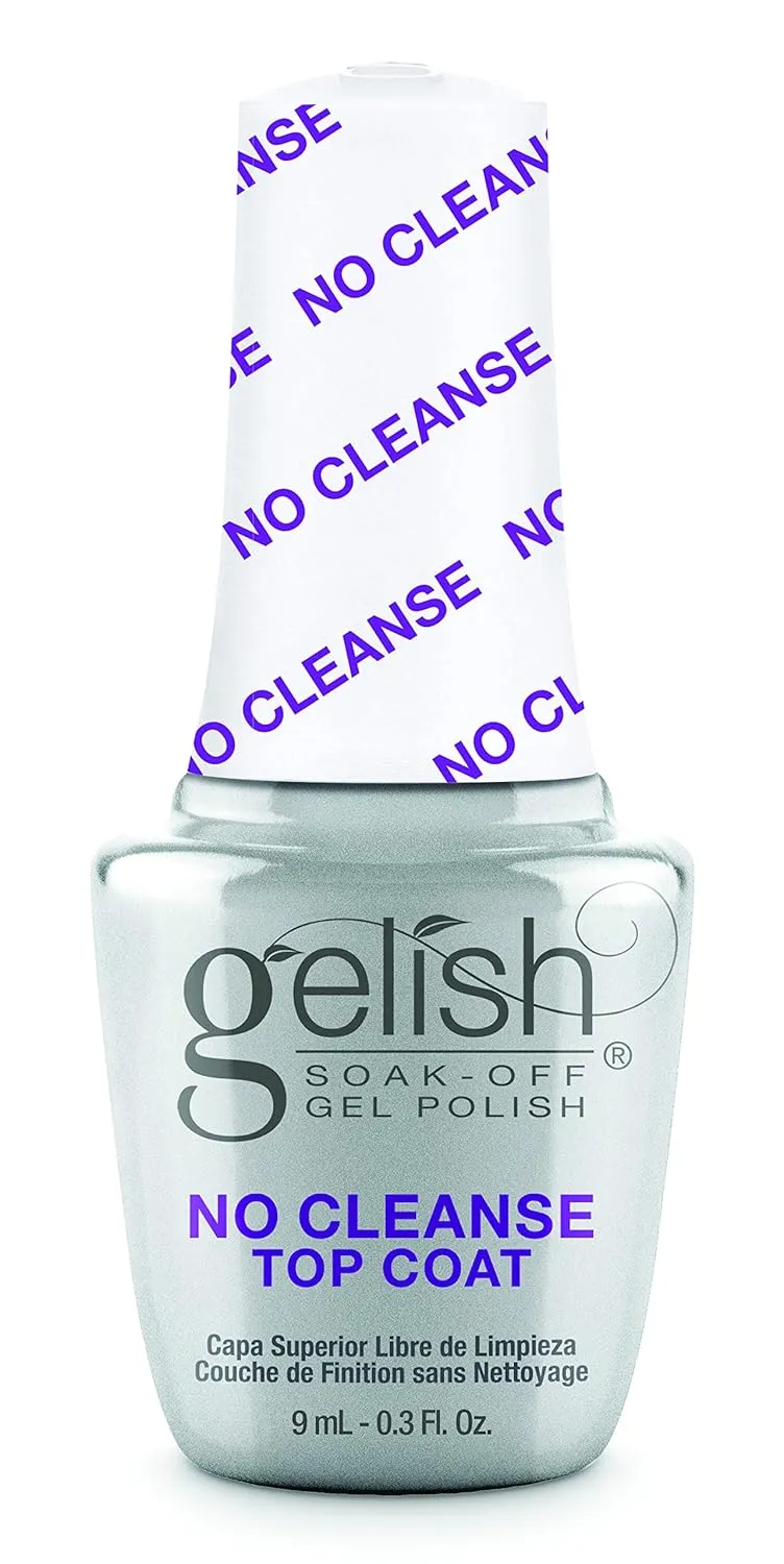 Gelish MINI 9mL Essentials Value Pack – LED/UV Cure, Long-Lasting, Chip-Resistant, Professional Gel Nail Kit for Manicures (No Cleanse Top Coat & Matte Top It Off Duo)