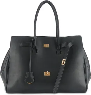 Genuine Leather Cowhide Top Handle Bag, Luxury Slouchy Design for Women and Men, Work Commuter Fashion