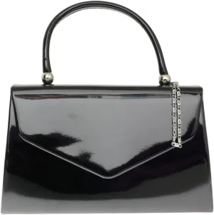 Girly HandBags Patent Clutch Bag Handbag Small Hard Case Ladies