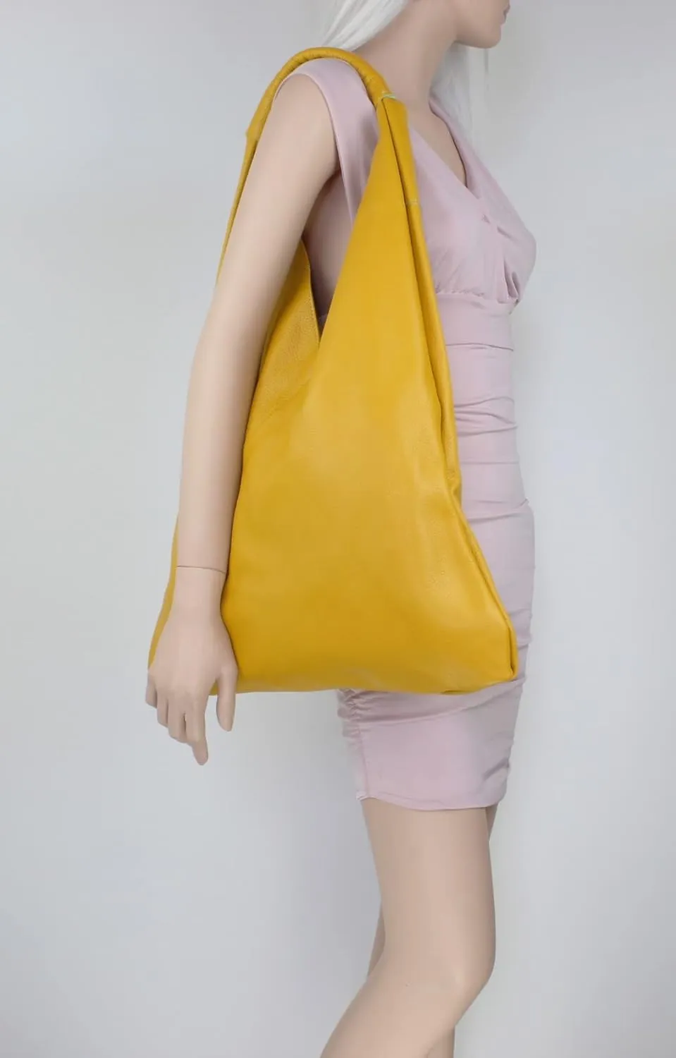 Girly HandBags V Shape Genuine Top Handle Bag