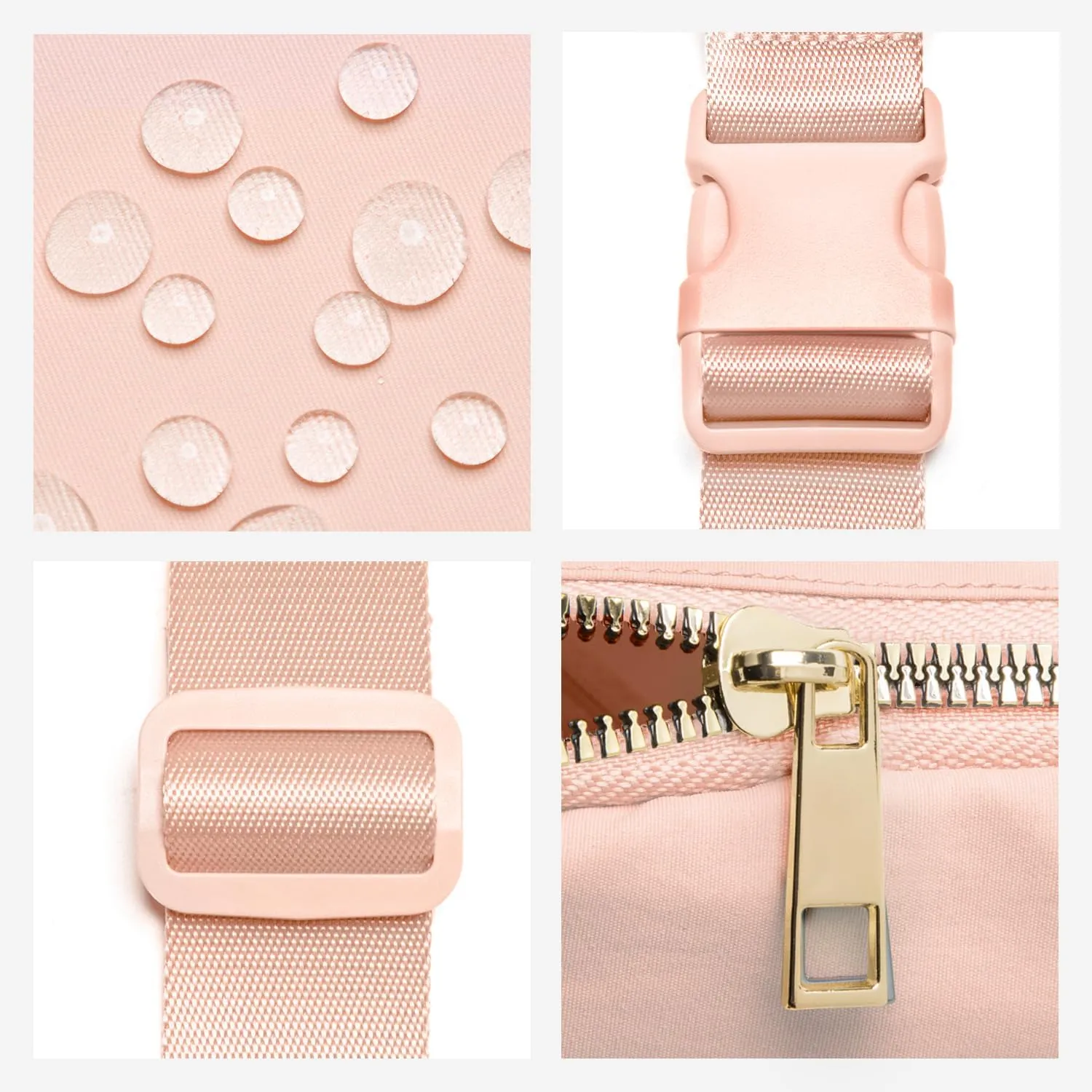 Gitus 6 7 8 9 10 Year Old Girl Gifts Belt Bag Fanny Pack Crossbody Bags with Initial Letter Patch Things for Teen Girls Easter Gifts for Girls Travel Essentials（Coral Pink-R）