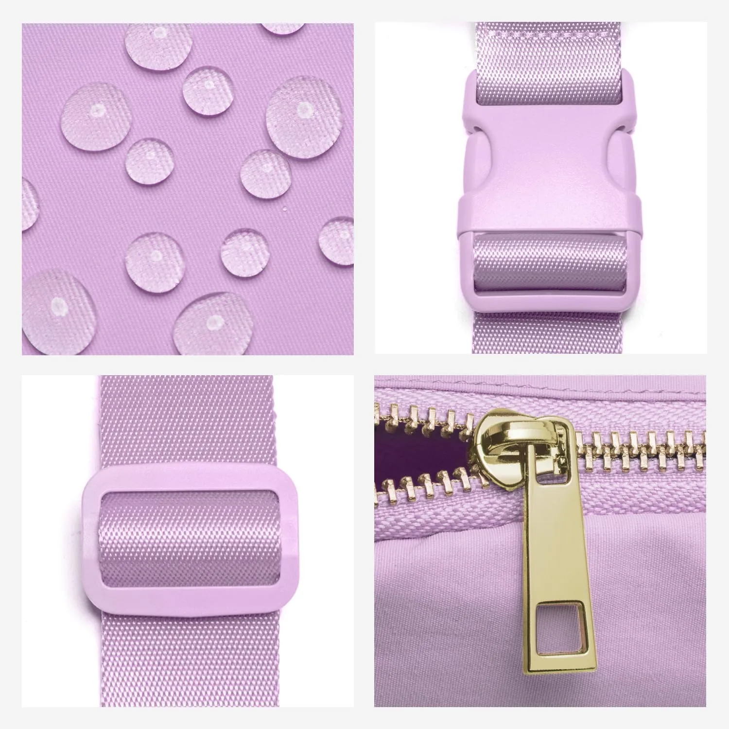 Gitus Gifts for 8 9 10 11 12 Year Old Girls Belt Bag Fanny Pack Crossbody Bags with Initial Letter Patch Cute Stuff Birthday Gifts for Teen Girls Women Personalized Trend Stuff (Lavender-S)