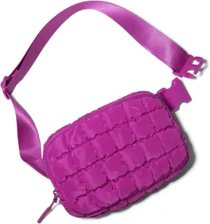 Gitus Trending Gifts for Women Puffer Crossbody Bags for Women Belt Bag Fanny Pack with Adjustable Straps Lightweight Quilted Puffy Bag Woman Gifts (Red)