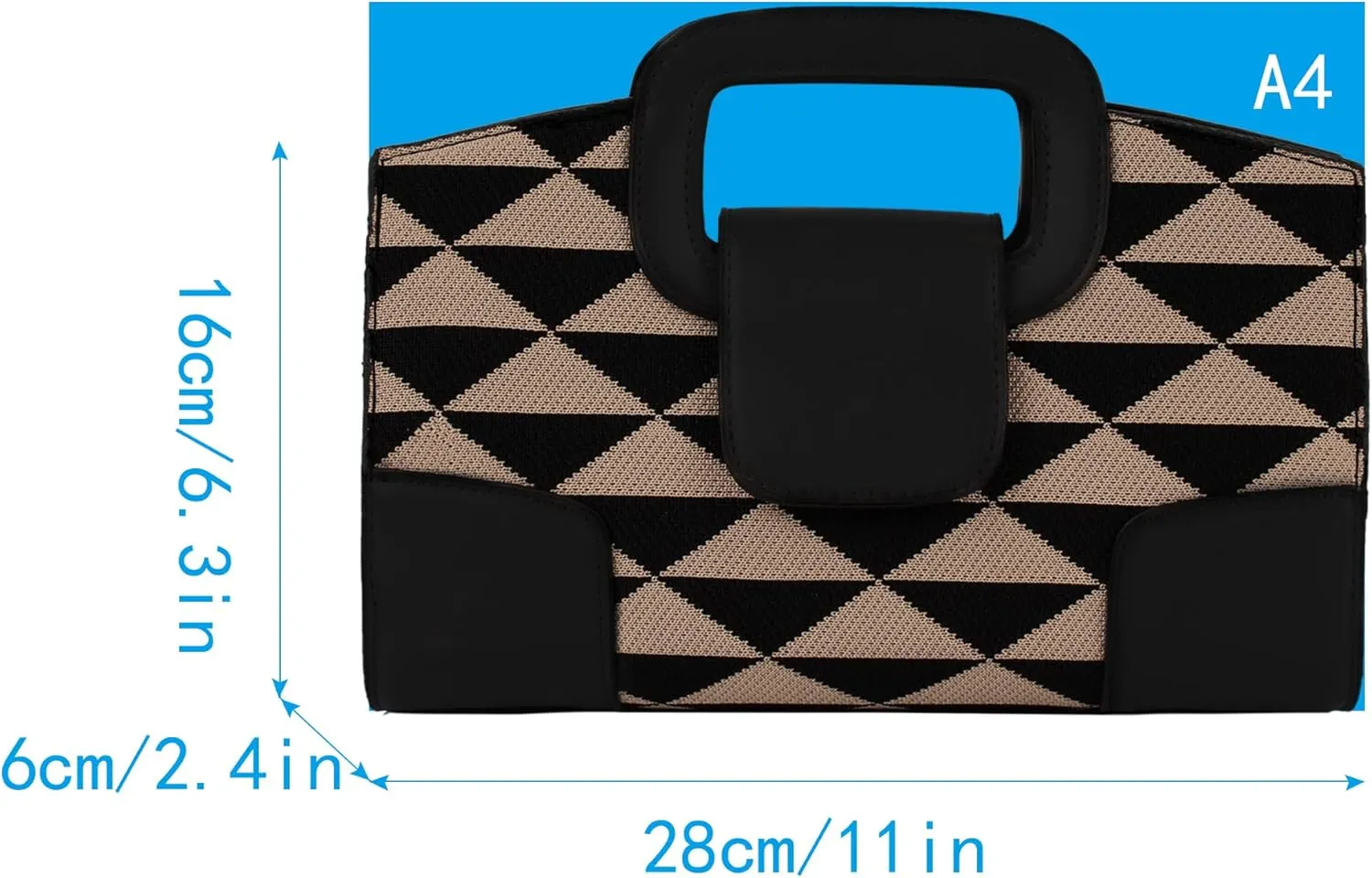Goclothod Top Handle Satchel Women Vintage Flap Tote Clutch Handbag Crossbody Shoulder Bag Purse